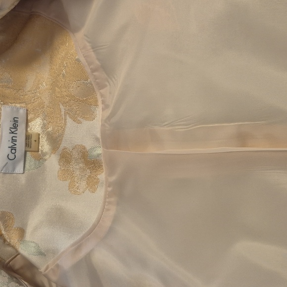 CALVIN KLEIN Metallic Floral Blazer - 4 - Picture 7 of 9